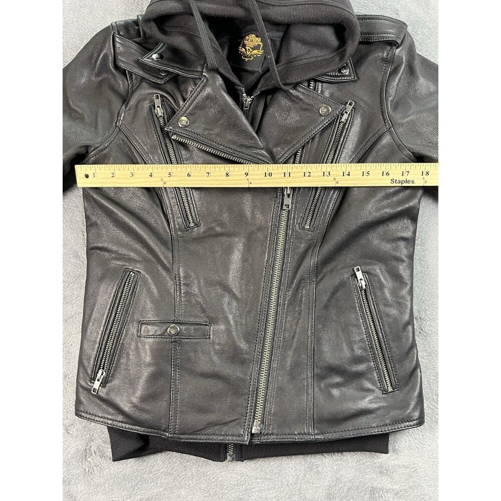 Milwaukee Leather MLL2575 Women's XS Black Leather Vented Motorcycle Jacket - Picture 16 of 16